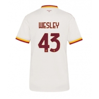 Dres AS Roma Wesley Franca #43 Preč pre Ženy 2026-27 Krátky Rukáv